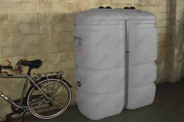 Cuve à mazout PE 1000 litres compact - aérienne double paroi