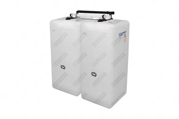 Cuves à mazout PE 2 x 750L (=1500L) spécial - jumelage largeur 5