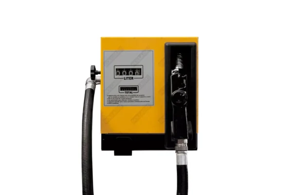 Pompe diesel 220V (80-100 L M) avec compteur - Fermée - Jaune